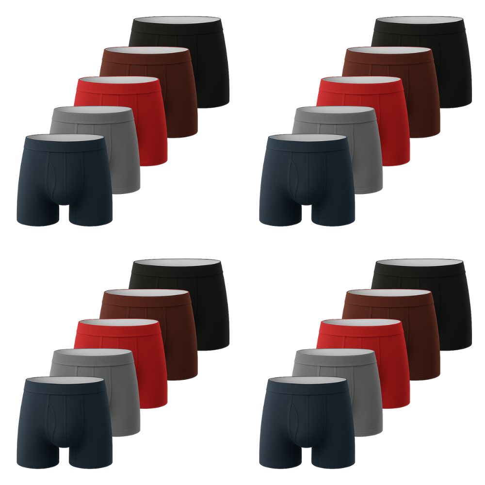 Långa Herrkalsonger 20-Pack Färg Mix